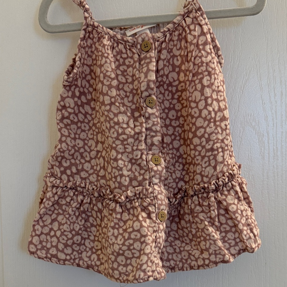 Cat & Jack Kids Camisole - Pink Animal Print